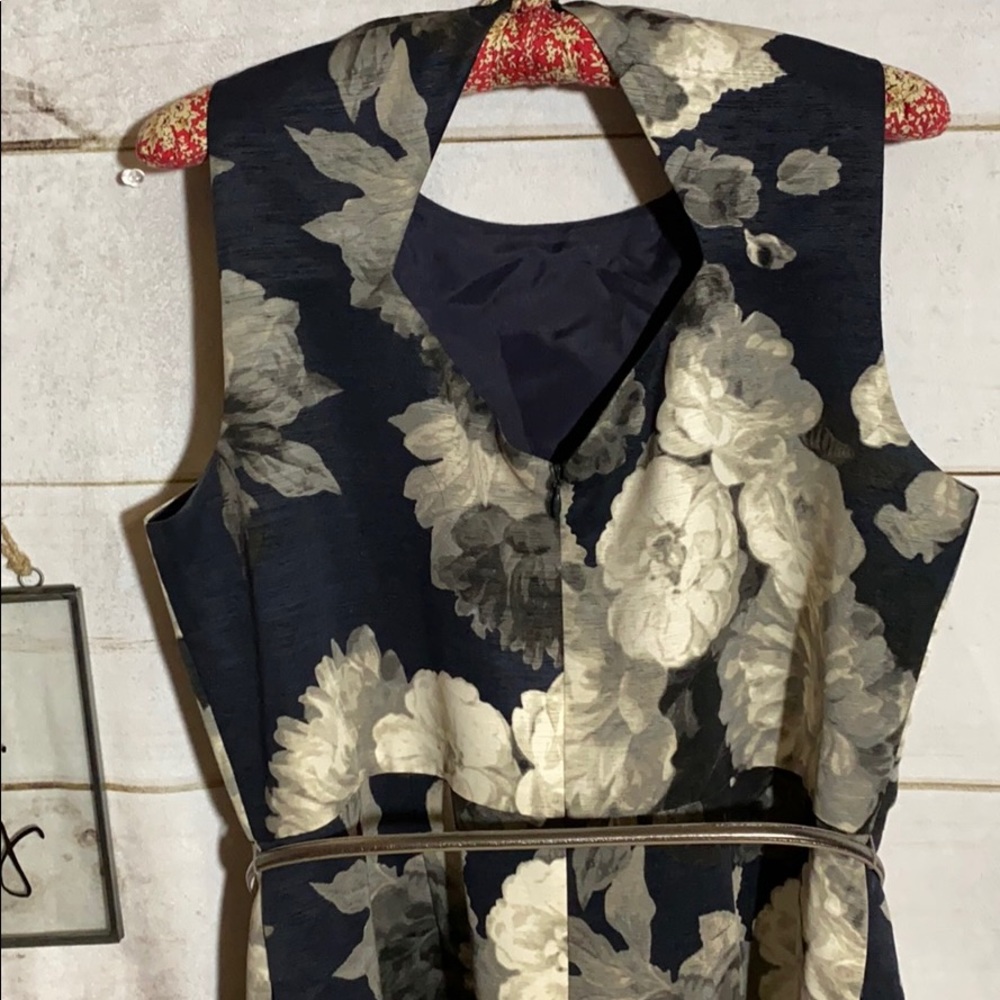 Eliza J; Floral; Midi; Shift; Dress; 14 - Picture 4 of 7